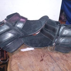 Sam Edelman black leather ankle boots US size 6,5 EUR.37.5